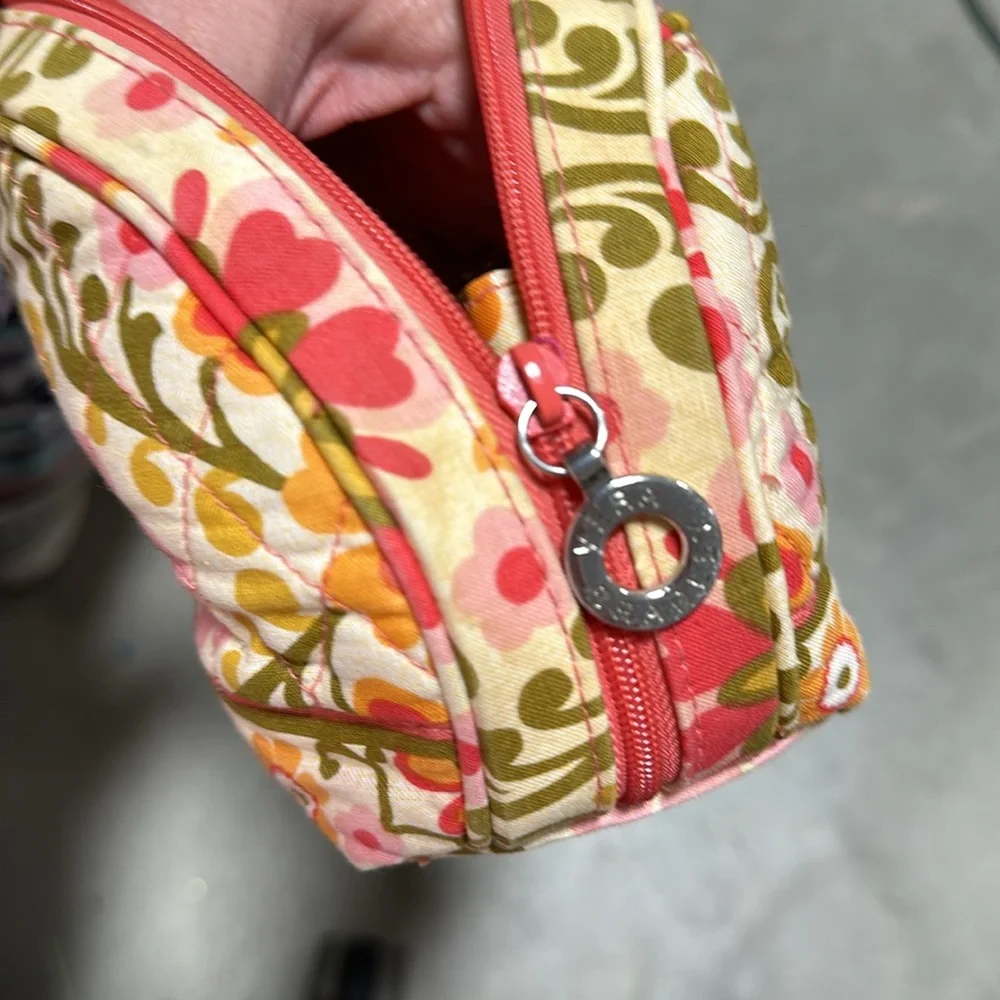 Vera Bradley Pocket Cosmetic Bag Folkloric Makeup Case Waterproof / Box‎ 21-1